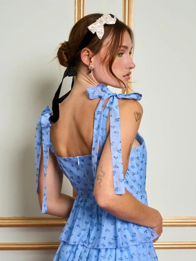 Womenswear DREAM Esme Tiered Ruffle Dress Cornflower Blue Sister Jane Womenswear DREAM Esme Tiered Ruffle Dress Cornflower Blue Sister Jane