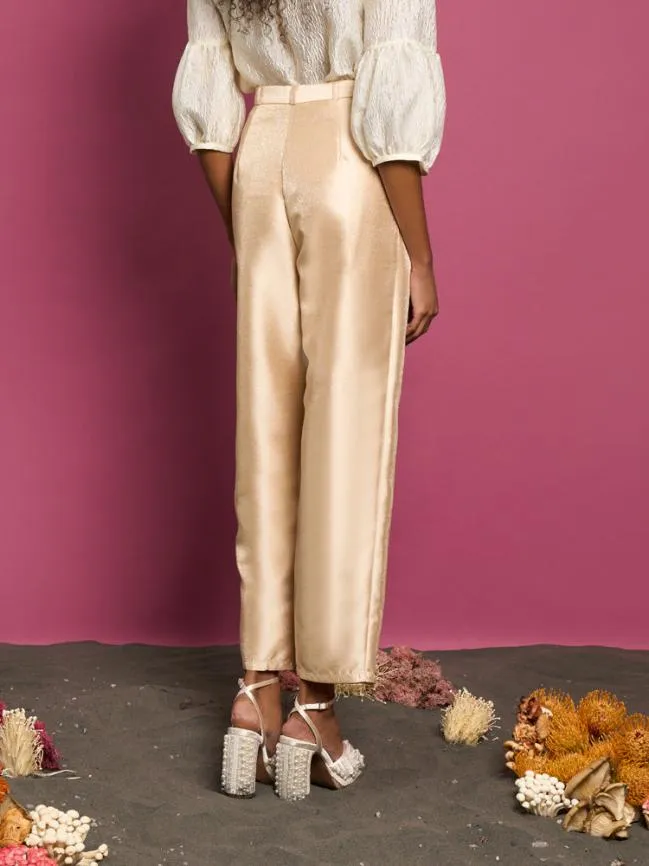 Womenswear DREAM Mariana Peg Trousers Gold Sister Jane Womenswear DREAM Mariana Peg Trousers Gold Sister Jane