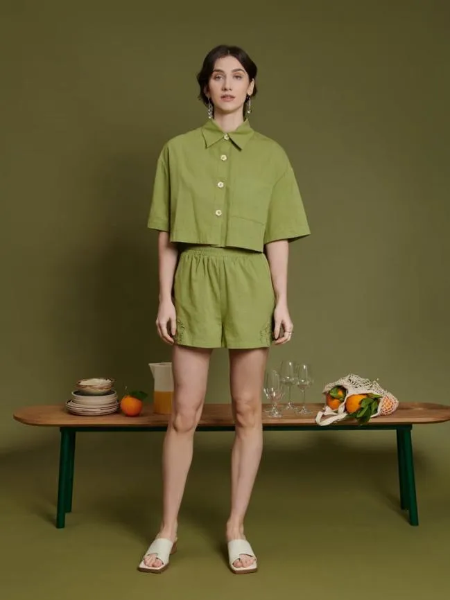 Womenswear Ghospell Gina High Low Top Moss Green Sister Jane Womenswear Ghospell Gina High Low Top Moss Green Sister Jane