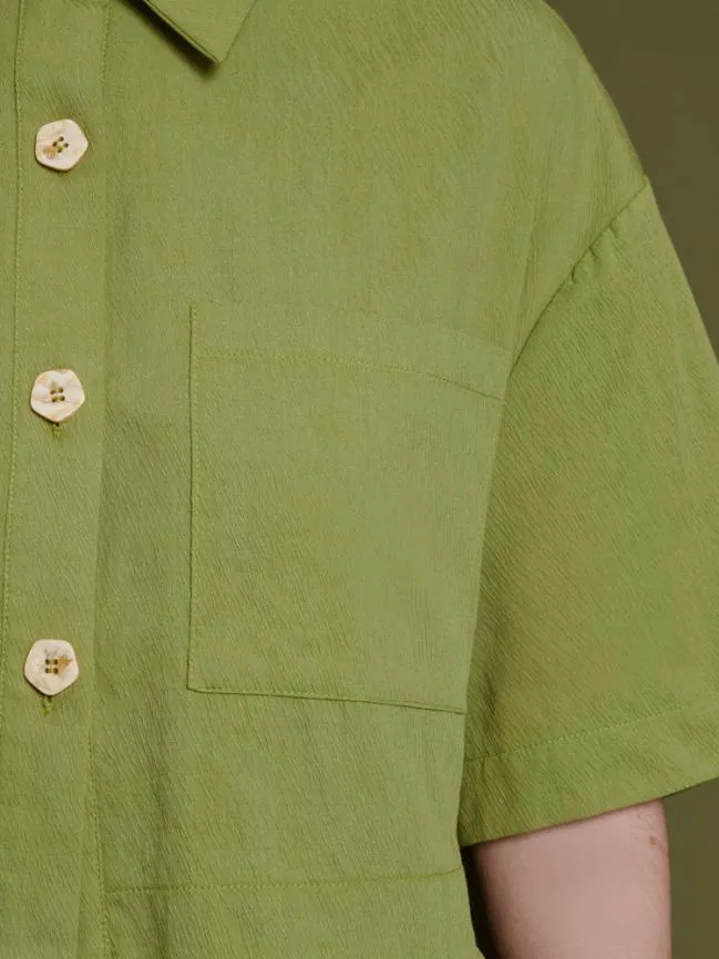 Womenswear Ghospell Gina High Low Top Moss Green Sister Jane Womenswear Ghospell Gina High Low Top Moss Green Sister Jane
