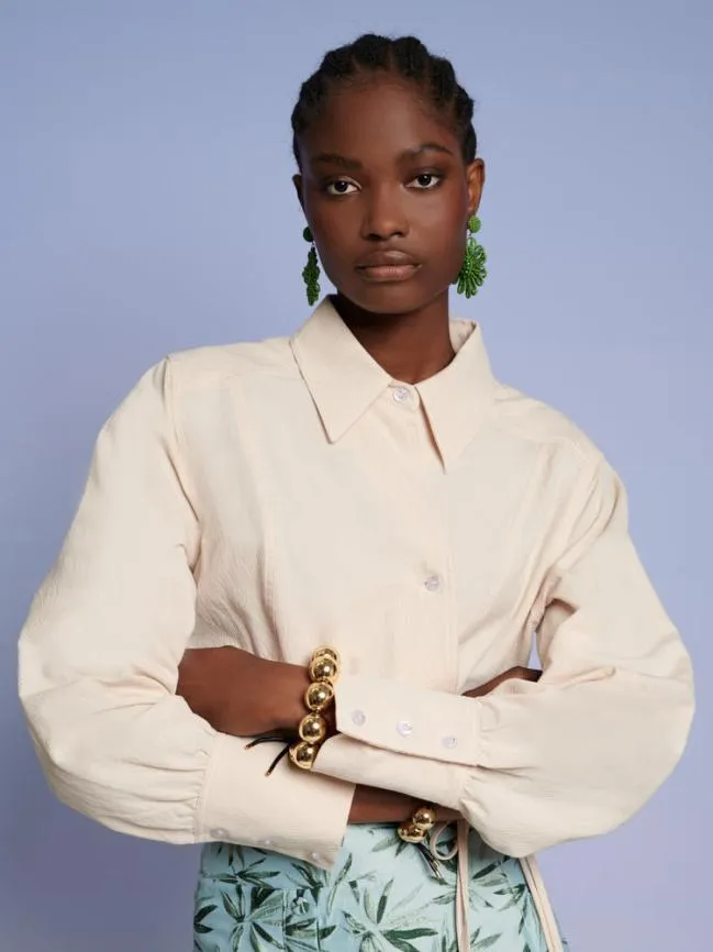 Womenswear Ghospell Hester Wrap Top Champagne Cream Sister Jane Womenswear Ghospell Hester Wrap Top Champagne Cream Sister Jane