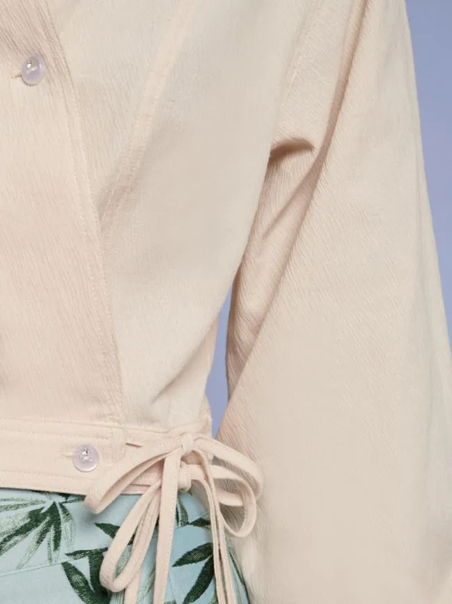 Womenswear Ghospell Hester Wrap Top Champagne Cream Sister Jane Womenswear Ghospell Hester Wrap Top Champagne Cream Sister Jane
