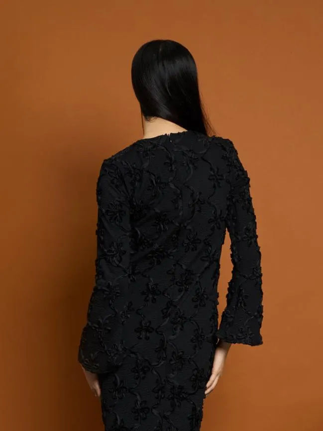 Womenswear Ghospell Mylah Midi Lace Dress Black Ink Sister Jane Womenswear Ghospell Mylah Midi Lace Dress Black Ink Sister Jane