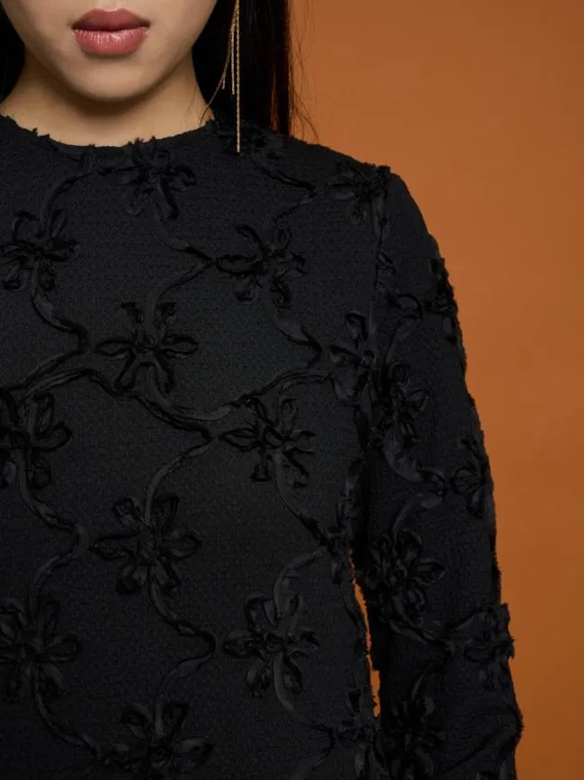 Womenswear Ghospell Mylah Midi Lace Dress Black Ink Sister Jane Womenswear Ghospell Mylah Midi Lace Dress Black Ink Sister Jane