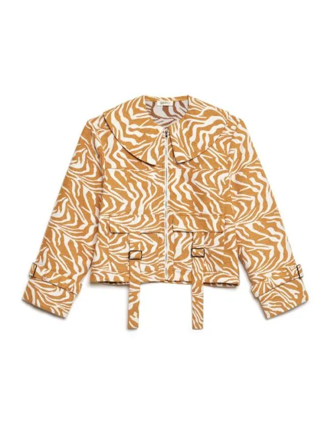 Womenswear Ghospell Remi Buckle Jacket Rust Orange Sister Jane Womenswear Ghospell Remi Buckle Jacket Rust Orange Sister Jane