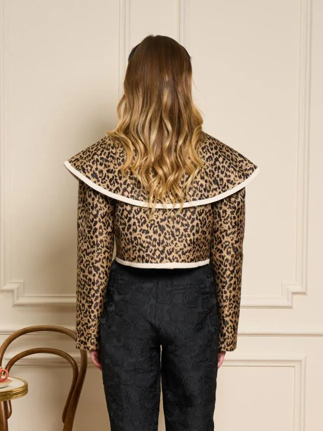 Womenswear Leonie Jacquard Jacket Leopard Sister Jane Womenswear Leonie Jacquard Jacket Leopard Sister Jane