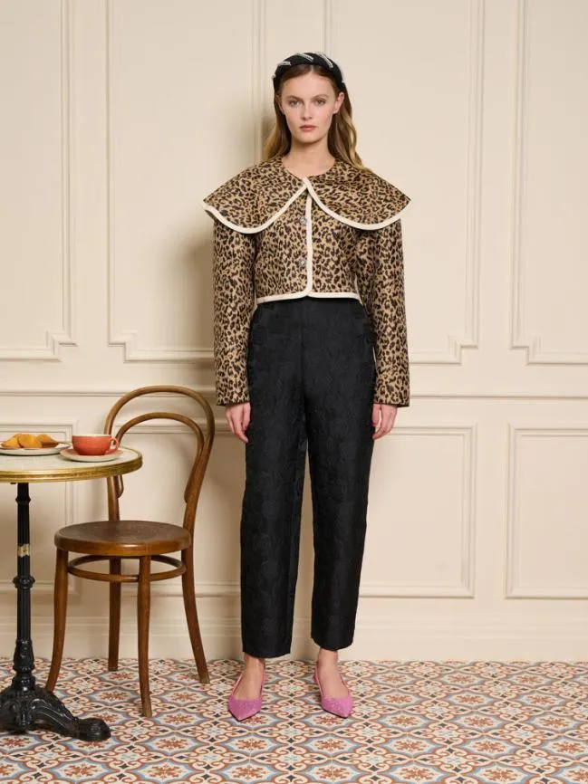 Womenswear Leonie Jacquard Jacket Leopard Sister Jane Womenswear Leonie Jacquard Jacket Leopard Sister Jane