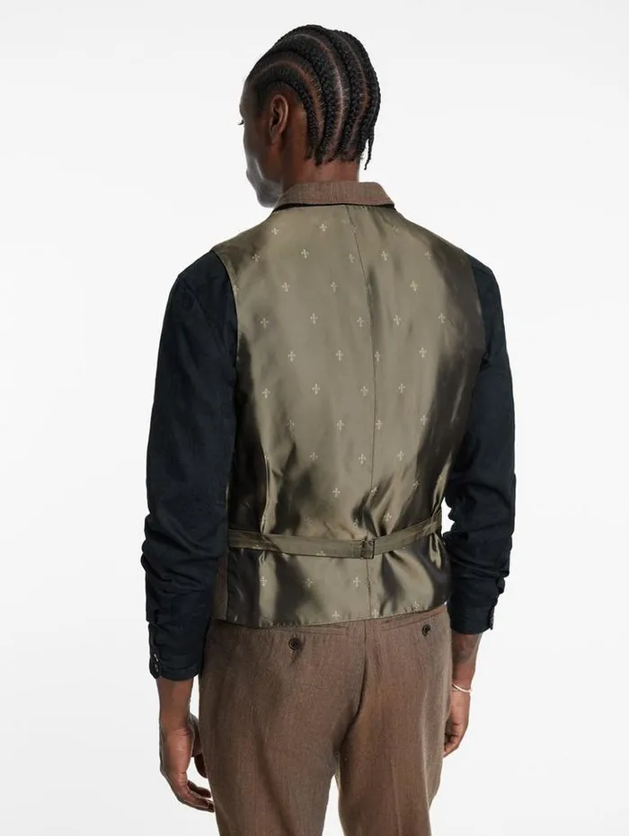 WOODWARD VEST Chamois Men John Varvatos Suit Jackets