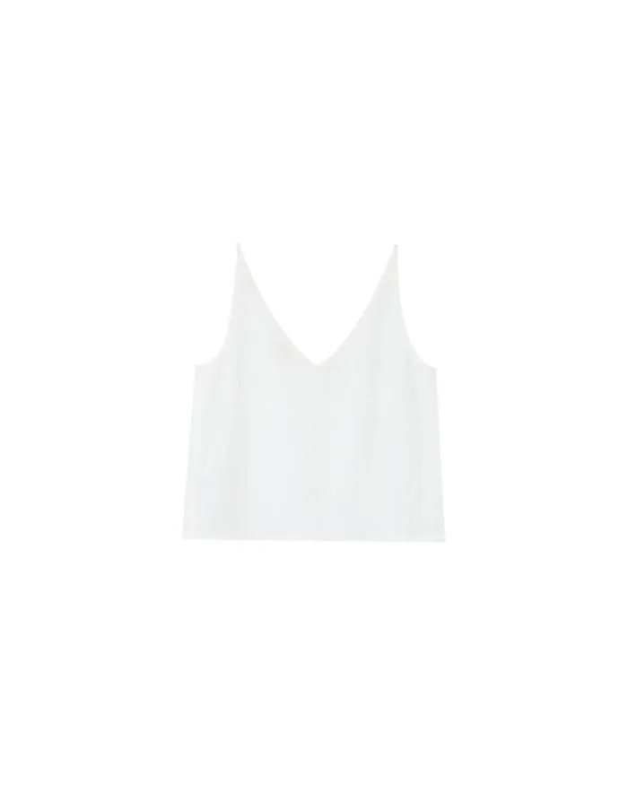 WOVEN TOP ECRU MANDY Shop Grace and Mila Caracos