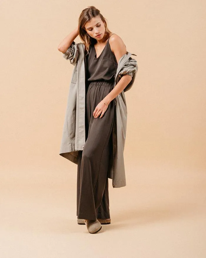 WOVEN TOP KAKI MANDY Shop Grace and Mila Caracos