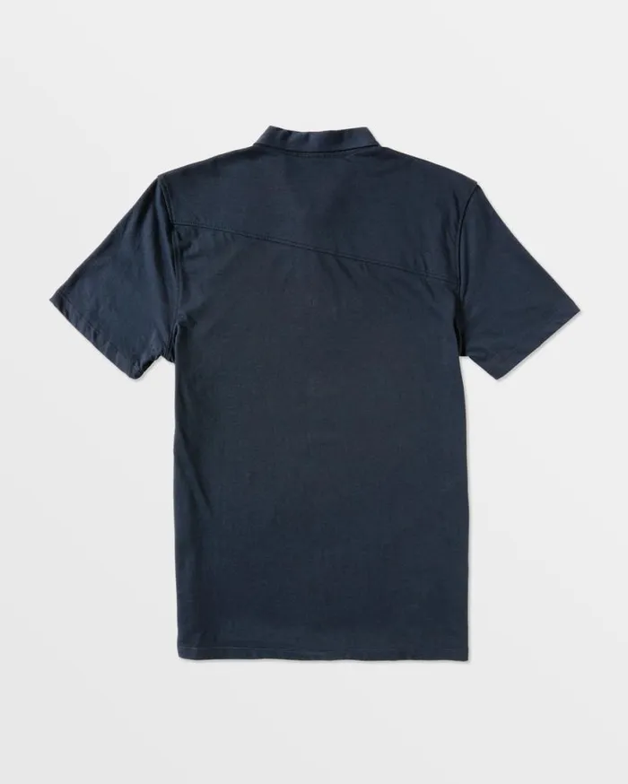Wowzer Polo Short Sleeve Shirt 8211 Navy Mens Volcom Golf
