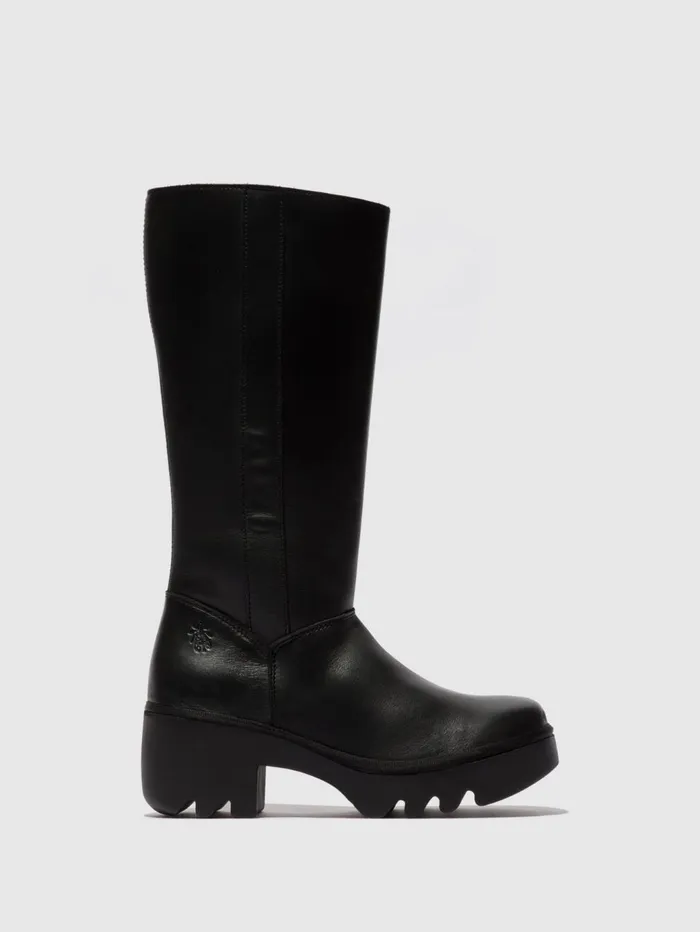 Zip Up Boots TAAB512FLY BLACK Women Fly London Boots