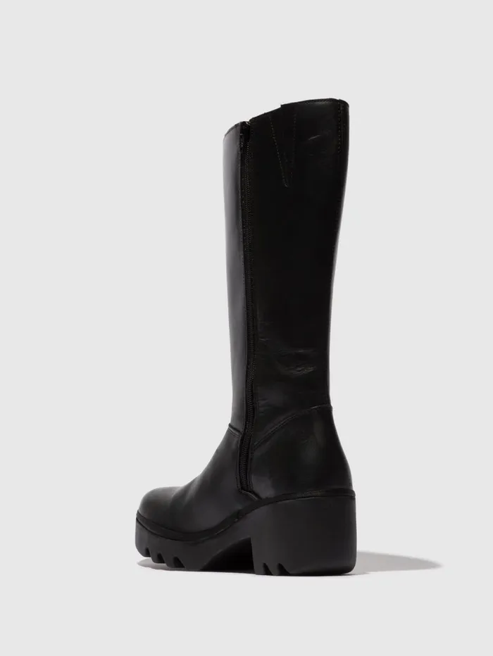 Zip Up Boots TAAB512FLY BLACK Women Fly London Boots