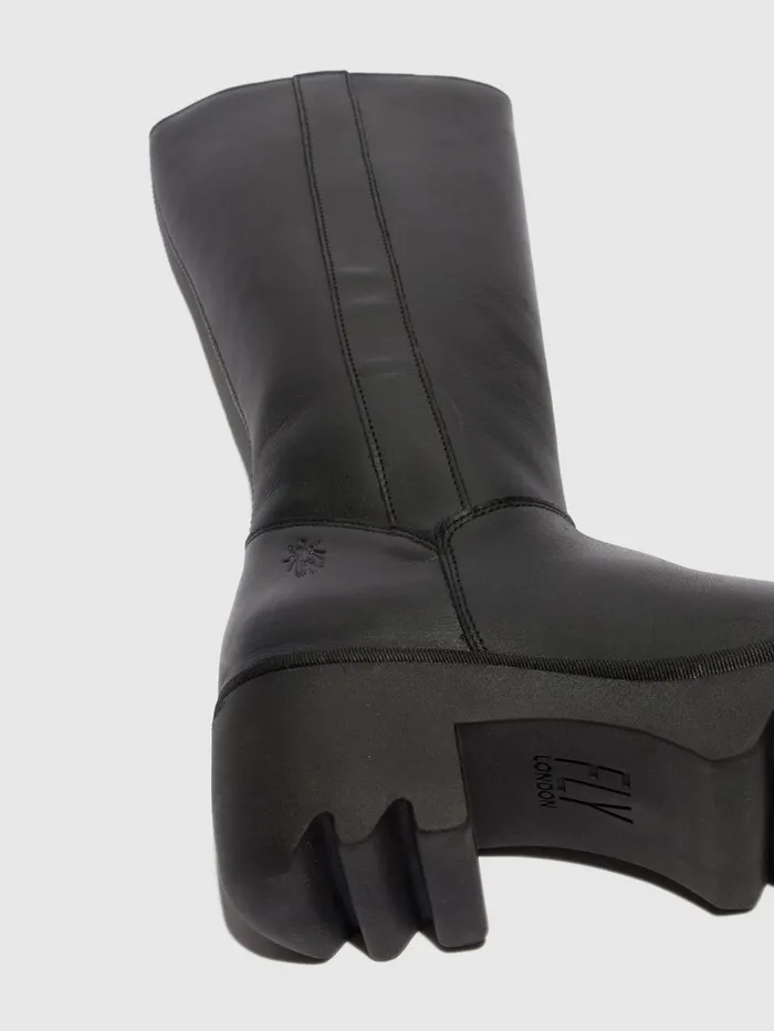 Zip Up Boots TAAB512FLY BLACK Women Fly London Boots
