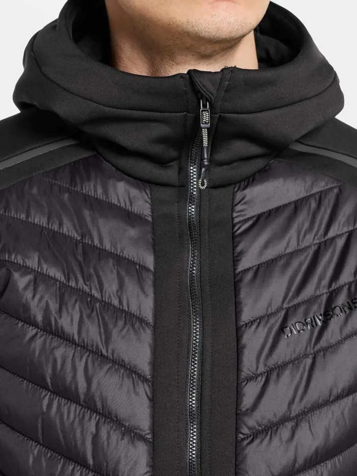 Zuko FullZip Black Men Didriksons Outdoor Jackets