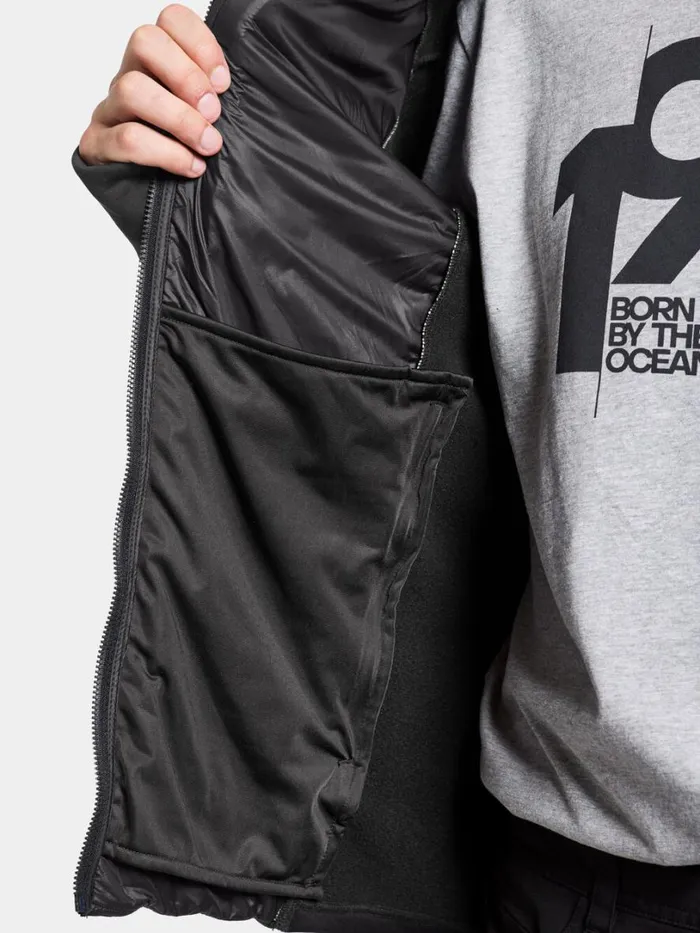 Zuko FullZip Black Men Didriksons Outdoor Jackets