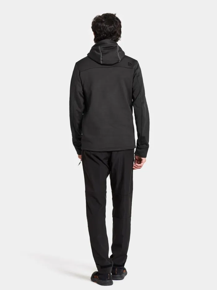 Zuko FullZip Black Men Didriksons Outdoor Jackets