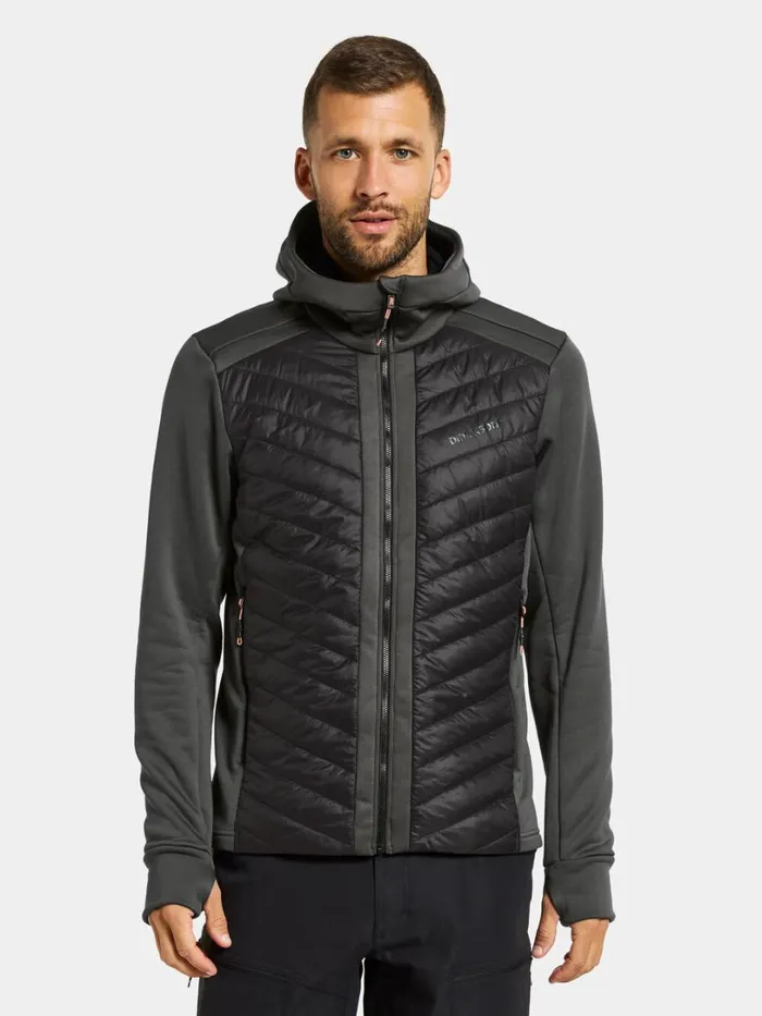 Zuko FullZip Coal Black Men Didriksons Outdoor Jackets