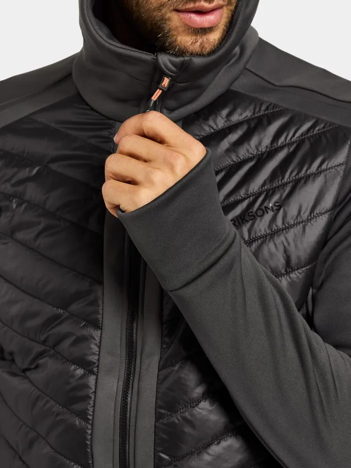 Zuko FullZip Coal Black Men Didriksons Outdoor Jackets