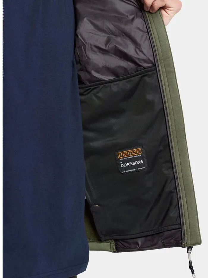 Zuko FullZip Deep Green Men Didriksons Outdoor Jackets